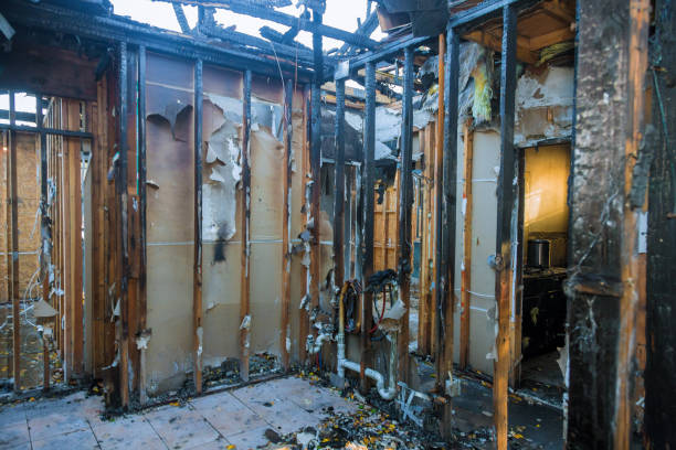 Professional Fire Damage Repair technician working in Hanover, MD